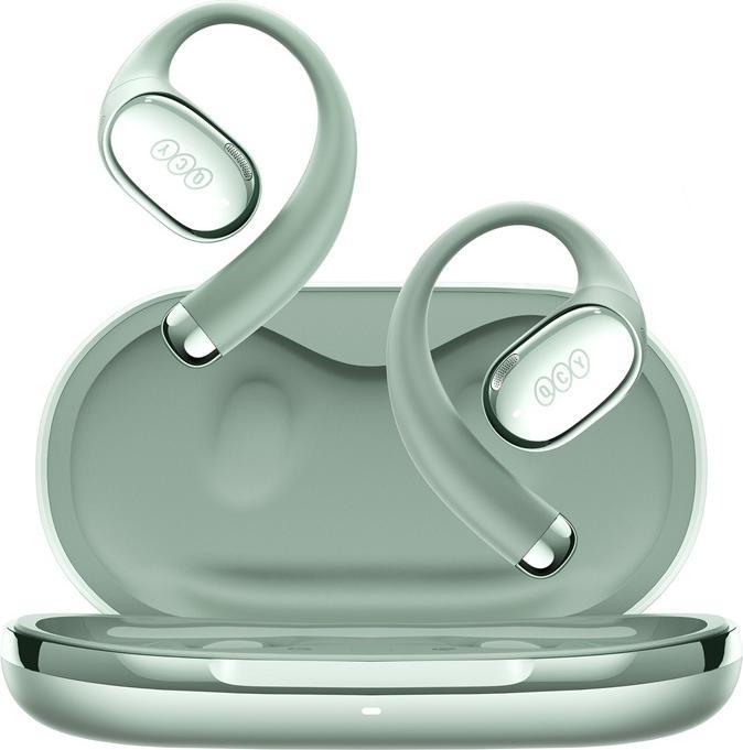 Actual product image QCY Crossky R70 wireless earphones (green) (Digital noise cancellation, 52 h, Wireless)