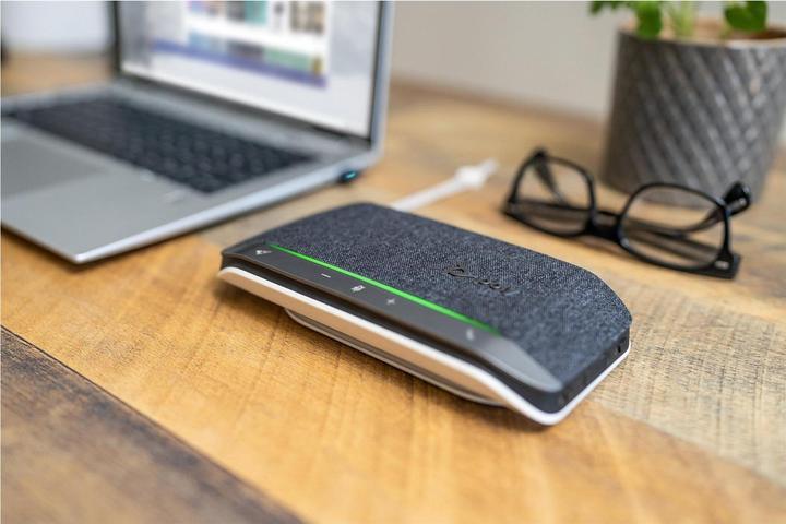 Actual product image Poly Sync 20+ Teams USB-A with A-to-C adapter