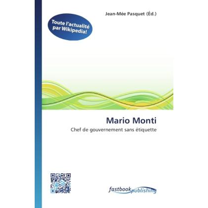 Mario Monti, Fachbücher von Jean-Mée Pasquet