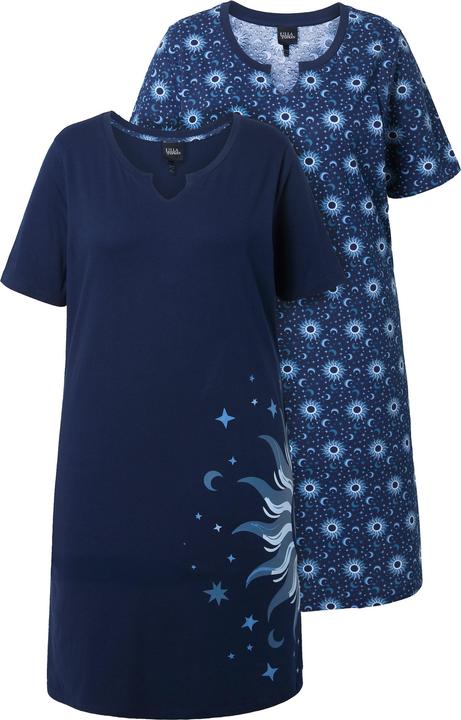 Produktbild Ulla Popken Bigshirts, 2er Pack, Sunset (46, 48)