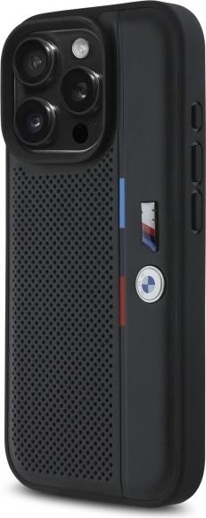 Immagine prodotto BMW BMHCP16X23PUPVK Custodia rigida per iPhone 16 Pro Max 6,9" in pelle/nero M Linea di dettaglio (Apple iPhone 16 Pro Max)