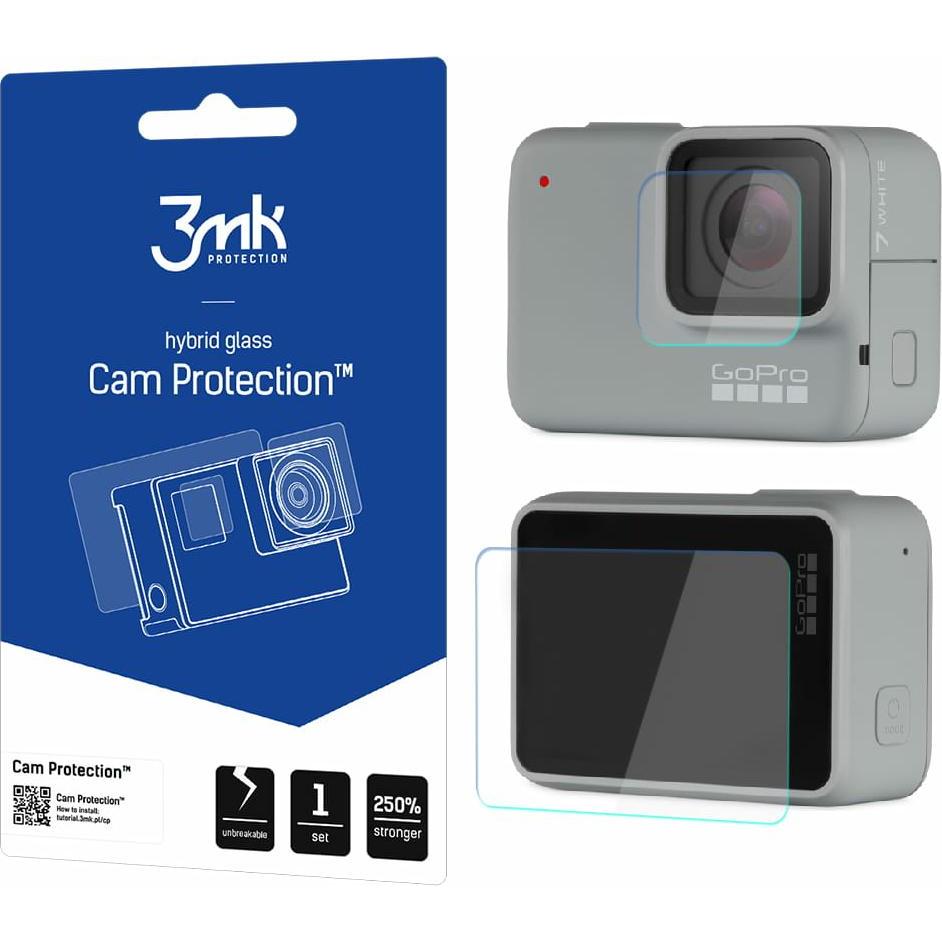 Thumbnail - 3MK Cam Protection (Silver), Action Cam Zubehör, Weiss