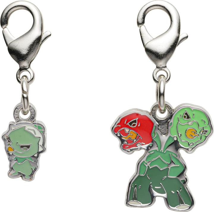 Actual product image Pokémon Pokemon Center - Capsakid, Scovillain key ring - 2 pieces