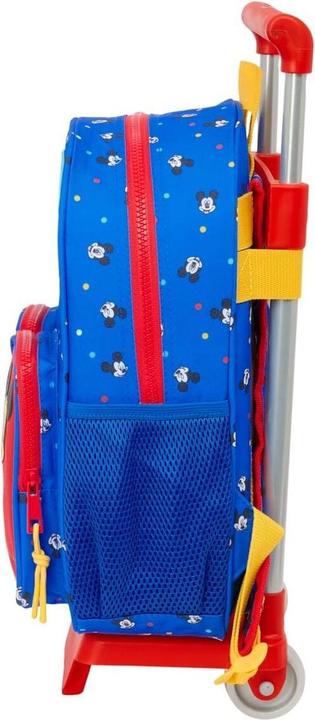 Actual product image Mickey Mouse Club House Schulrucksack mit Rädern Mickey Mouse Clubhouse Good day Blau 28 x 34 x 10 cm