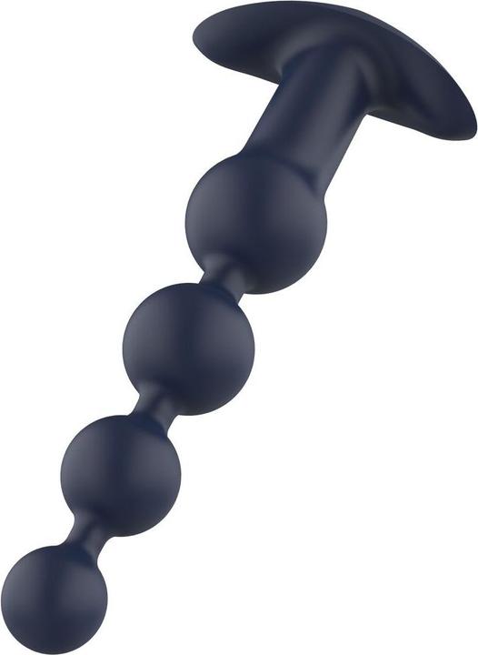 Actual product image Dreamtoys Dream Toys Startroopers Apollo Remote Vibrating Anal Bead Blue One Size