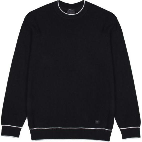 Lyle and Scott, Herren, Pullover, pullover rundhalsausschnitt, Schwarz, (M)