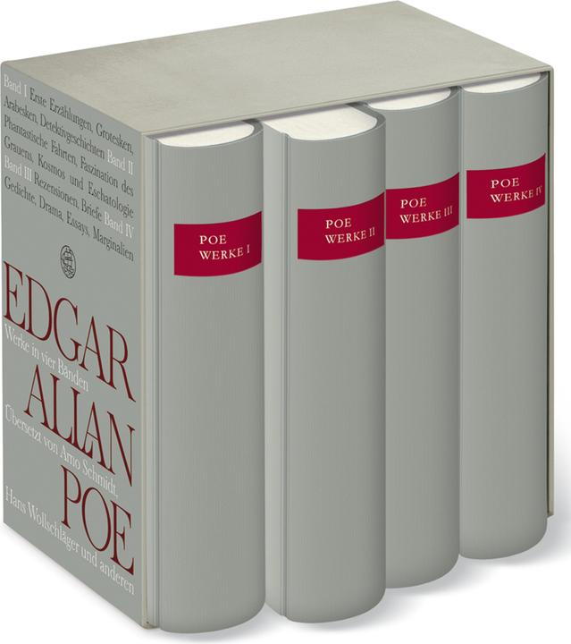 Produktbild Edgar Allan Poe: Werke in vier Bänden (Deutsch, Edgar Allan Poe, 2008)