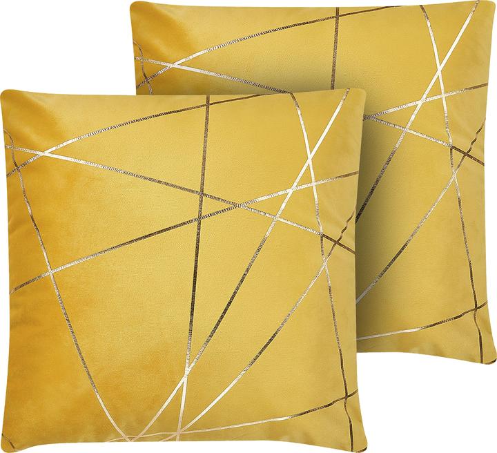 Image du produit Beliani Lot de 2 Pinus (45 x 45 cm)