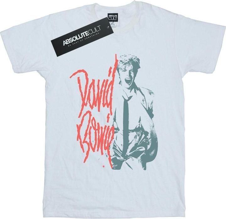 Immagine prodotto David Bowie Mono Shout Maglietta Uomo (4XL)