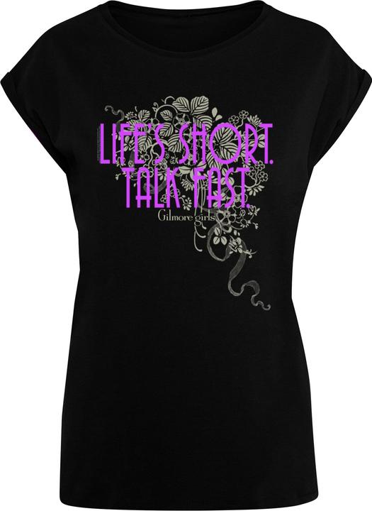 Absolute Cult Ladies Gilmore Girls - Life's Short Talk Fast One T-Shirt - 169645 (XXL)
