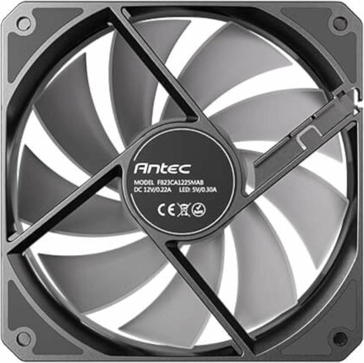 Produktbild Antec P12 ARGB PWM Zwart set van 3 (120 mm, 3x)
