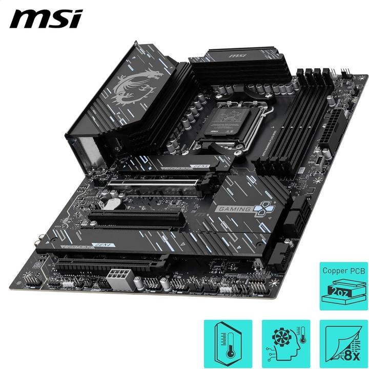 Image du produit MSI X870E GAMING PLUS WIFI (AM5, AMD X870E, ATX)