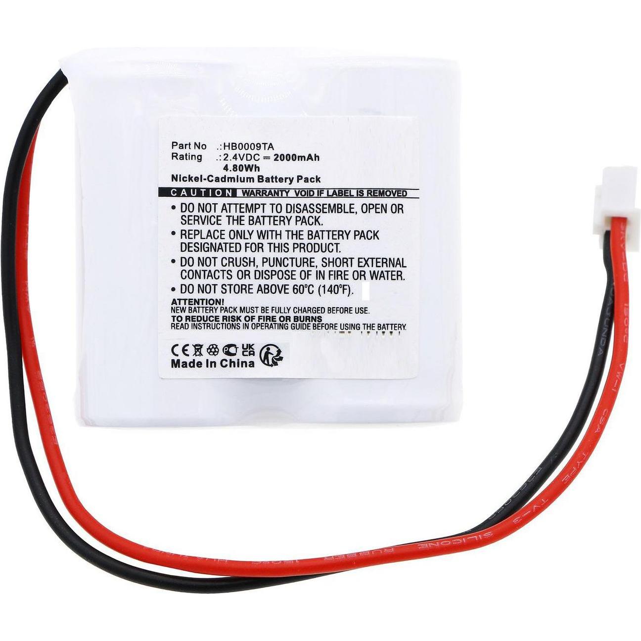 CoreParts Battery for Legrand Emergency (1 Stk., 2000 mAh), Batterien + Akkus