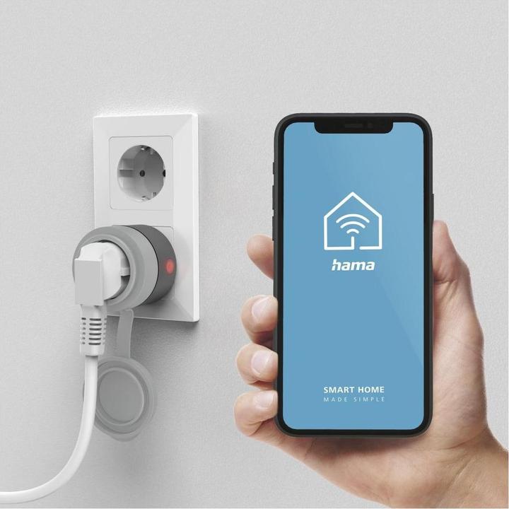 Produktbild Hama 00176624 Wi-Fi Steckdose Aussenbereich 2300 W