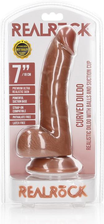 Image du produit RealRock Gode réaliste avec balles et coupelle d'aspiration