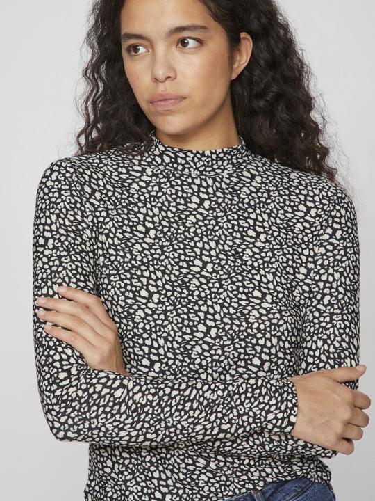 Actual product image Vila Stand-up collar top with long sleeves (XS)