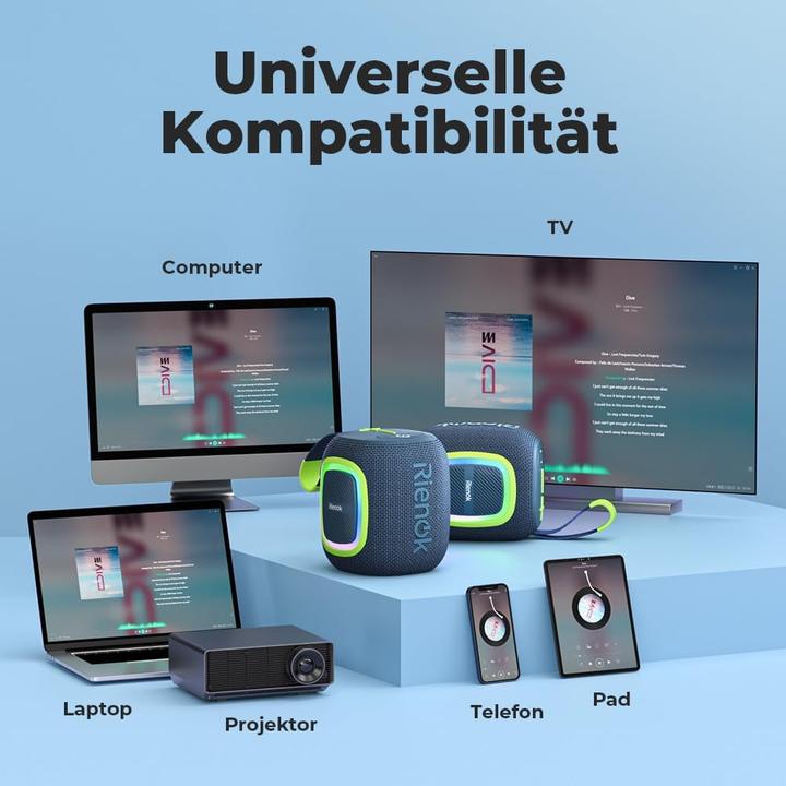 Actual product image Rienok Bluetooth-Lautsprecher (15 h)