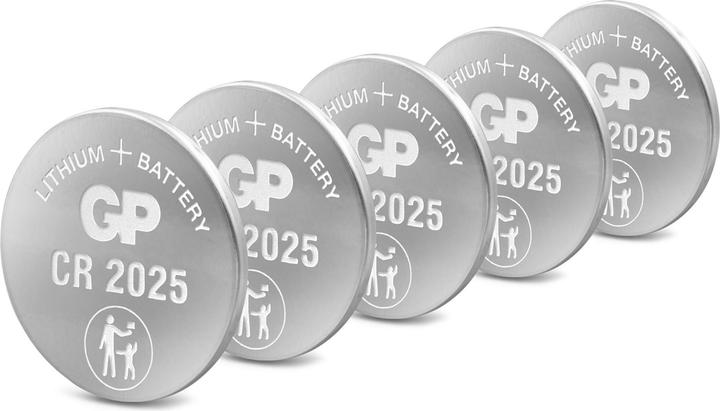 Produktbild GP Batteries Lithium Cell (5 Stk., CR2025, 160 mAh)