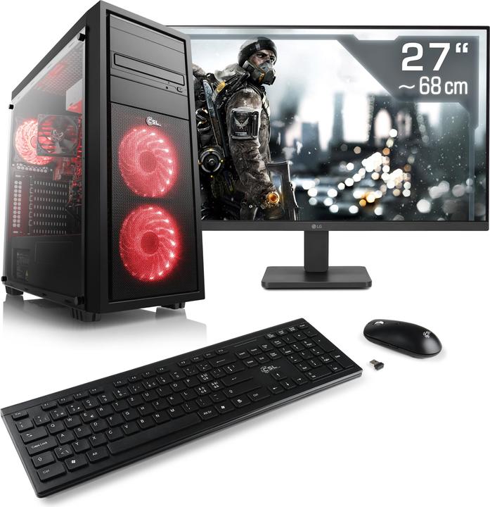 Image du produit CSL Gaming PC M11360H, QWERTZ Layout (CH) (1000 Go, 32 Go, Intel Core i7-14700, UHD Graphics 770)