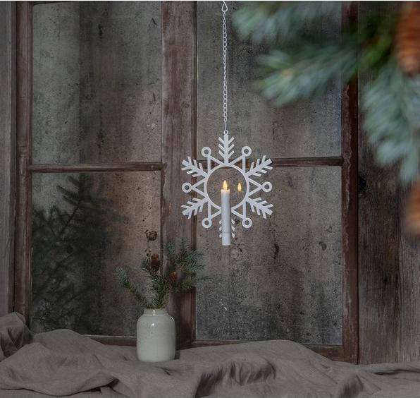 Actual product image Star Trading Indoor decoration flame Snow (1 x)