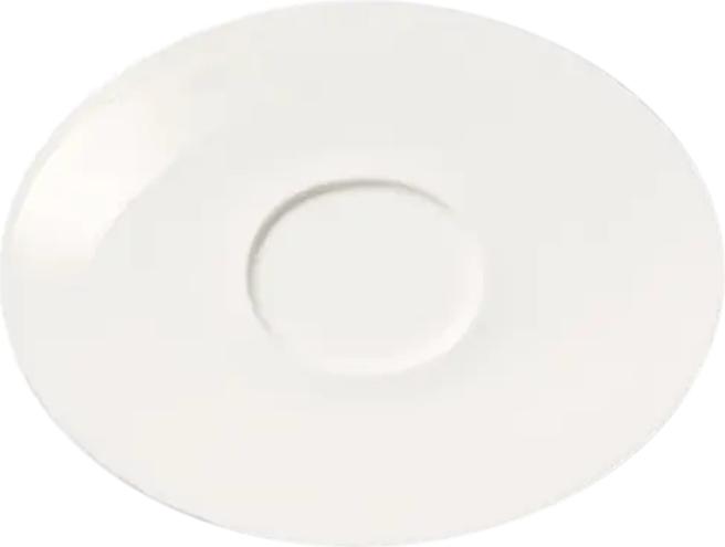 Dibbern 12.5 x 18.5 cm Untertasse zu Sauciere weiss