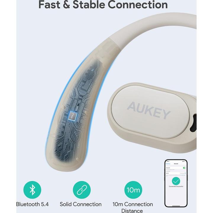 Image du produit Aukey SPORTS FIT OPEN-EAR - Écouteurs (35 h, Sans fil)