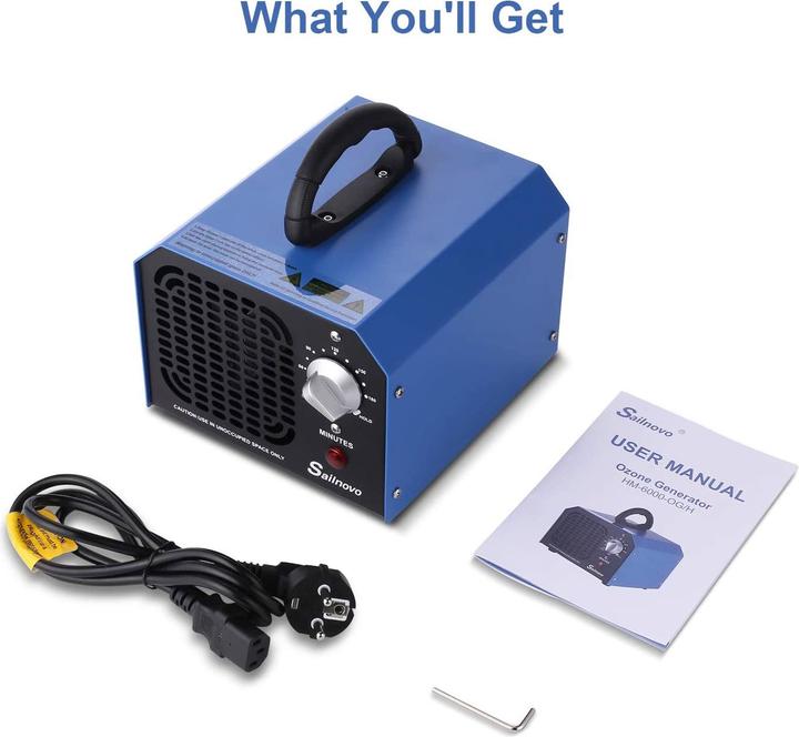 Actual product image Sailnovo Ozone generator air purifier