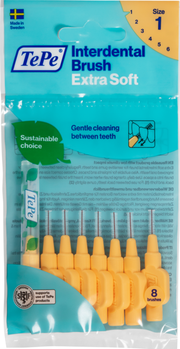 Produktbild TePe Interdentalbürsten Extra Soft ISO 1 (8 x, 0.45 mm)