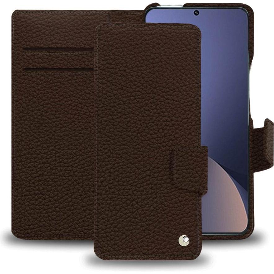 Noreve Lederschutzhülle Xiaomi 12 Pro (Xiaomi 12 Pro), Smartphone Hülle, Braun