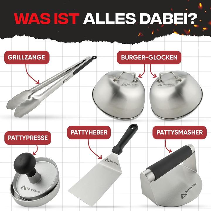 Actual product image BergVibes Smash Burger Set 6 TLG.