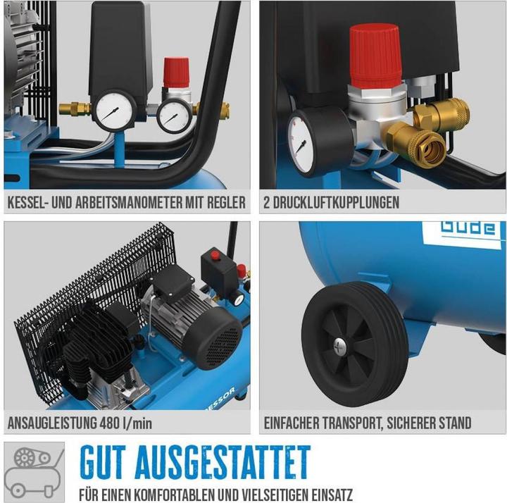 Immagine prodotto Güde Compressore (100 l, 10 bar)