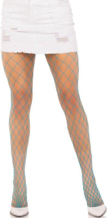 Produktbild Leg Avenue Diamond-Netzstrumpfhose Blau (One Size)
