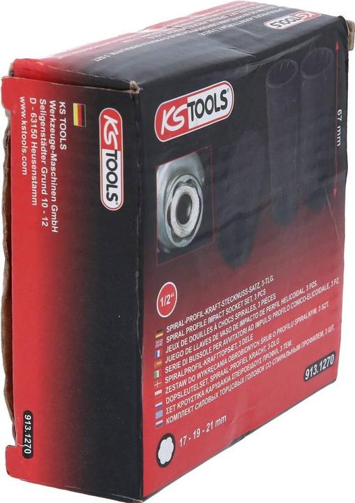 Produktbild KS Tools 913.1270 (19 mm, 21 mm, 18 mm, 17 mm, 20 mm)