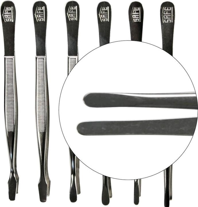 Produktbild Safe Pinzette schmal vernickelt 120 mm