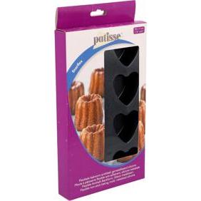 Thumbnail - Patisse Cupcake Förmchen Set mit Deko-Picker 24 Stück ø 5cm, Backform, Schwarz