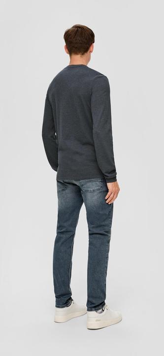 Produktbild s.Oliver T-Shirt Piqué-Longsleeve aus Modalmix (S)