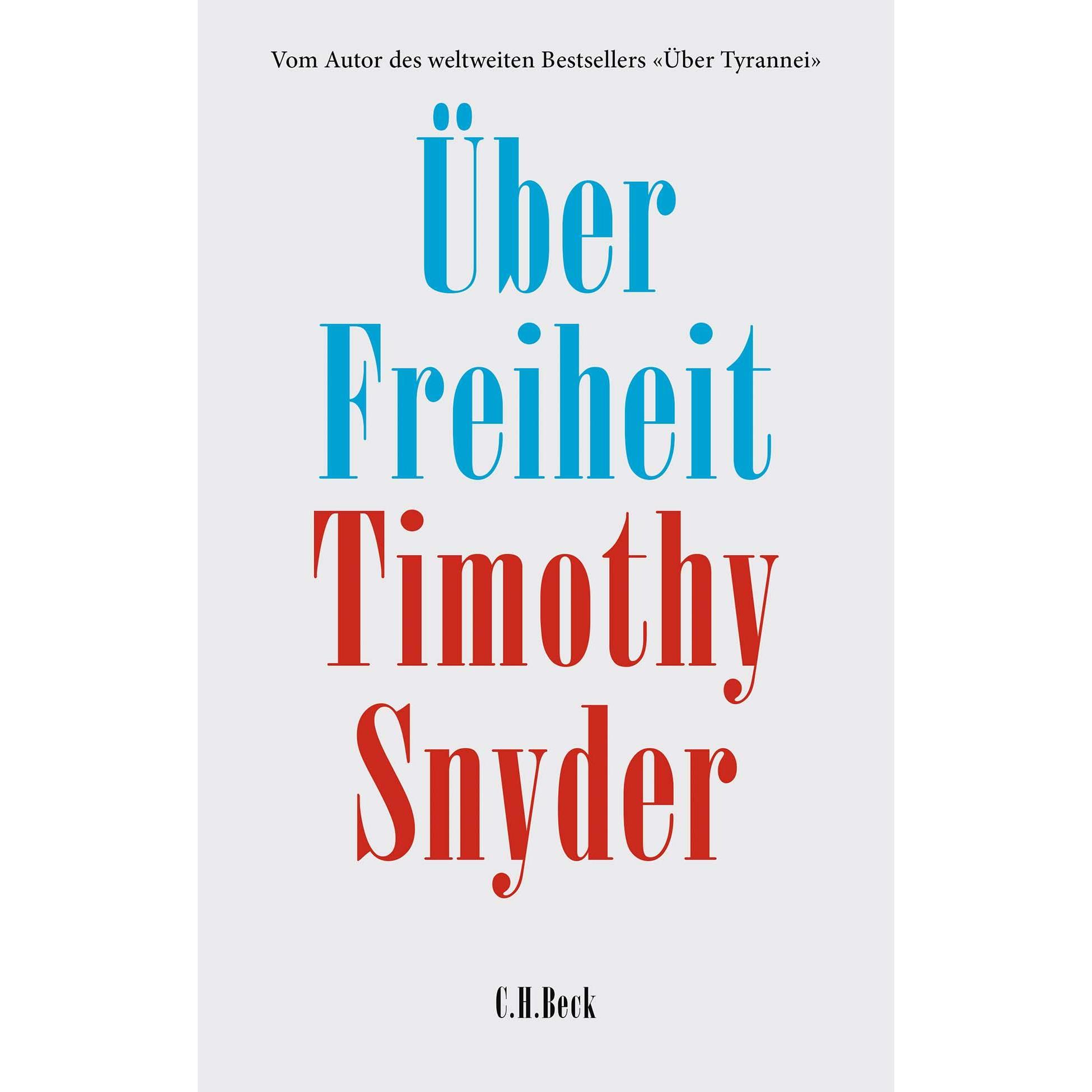 Thumbnail - Über Freiheit, Sachbücher von Timothy Snyder