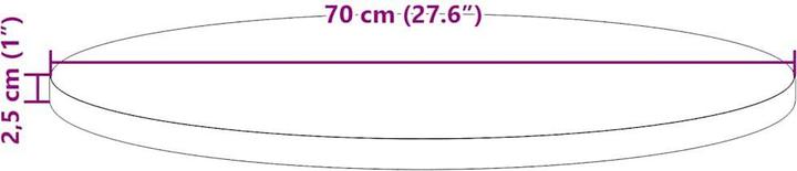 Produktbild vidaXL Boris (70 x 2,5 cm)
