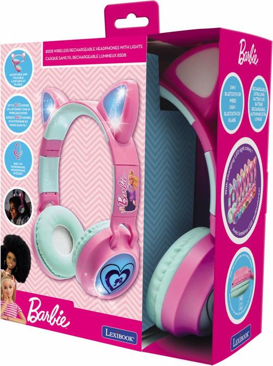 Actual product image Lexibook Cat ear and lightings bluetooth headphones (HPBTKT)