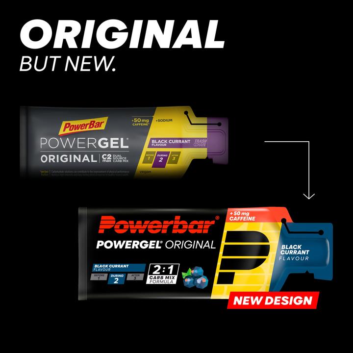 Produktbild Powerbar PowerGel Original (Schwarze Johannisbeere, Koffein, 24 Stk., 984 g)
