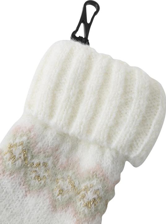 Actual product image Vertbaudet Mädchen Set: Mütze, Rundschal & Handschuhe mit Jacquardmuster und goldenen Details