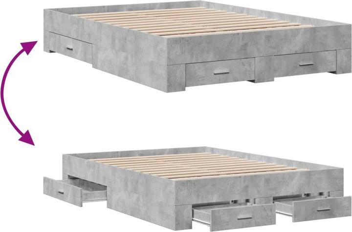 Image du produit vidaXL Bettgestell (140 x 190 cm)