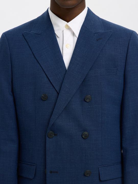 Actual product image Selected Slim Fit Zweireihiger Blazer (48)