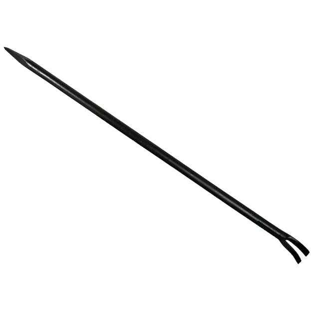 Kuźnia, Meissel, Brechstange - Stemmeisen - Brecheisen - Nageleisen - Kuhfuss mit Nagelzieher - Länge: 600mm - Gewich