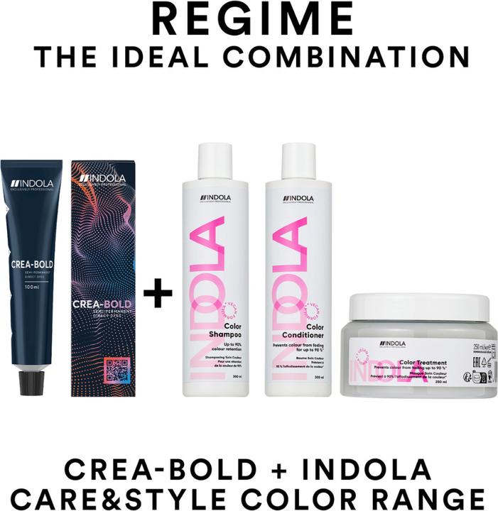 Produktbild Indola Crea-Bold Semi-Permanent True Pink Hair Color 100ml