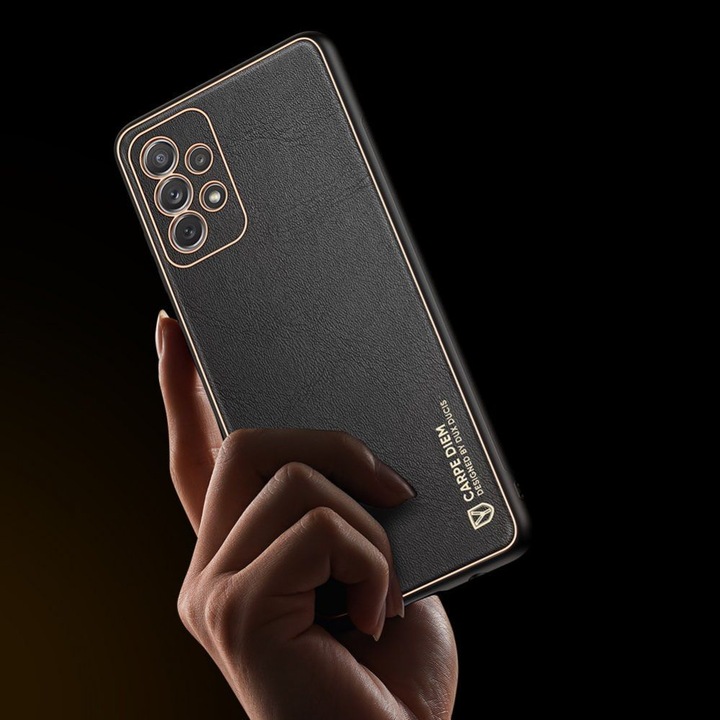 Produktbild Dux Ducis Yolo elegant case made of soft TPU and PU leather for Samsung Galaxy A72 4G black (Samsung Galaxy A72)