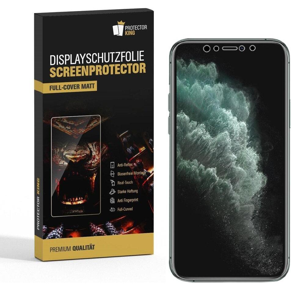 Protectorking 1x Premium Displayschutzfolie Matt Entspiegelt (1 Stück, Apple iPhone 11 Pro Max), Smartphone Schutzfolie