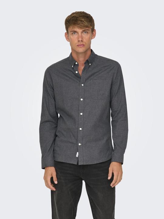 Image du produit Only & Sons Coupe normale Col de chemise Chemise (XL)