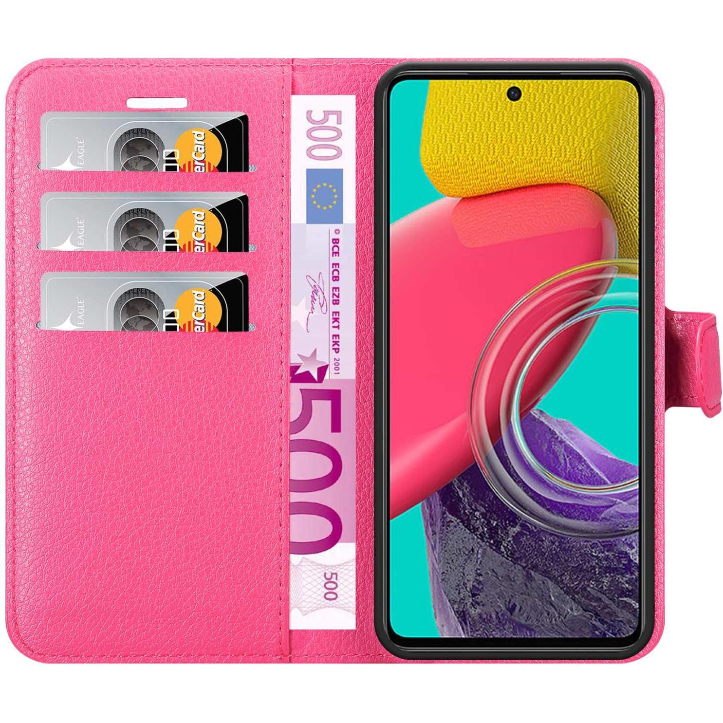 Thumbnail - Cadorabo Book Stand Hülle für Samsung Galaxy M53 5G (Samsung Galaxy M53 5G), Smartphone Hülle, Pink