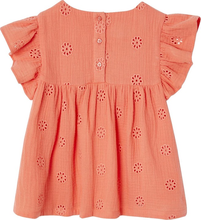 Actual product image Vertbaudet Mädchen Bluse aus besticktem Musselin (98)